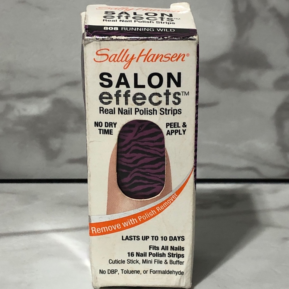 Sally Hansen Salon Effects #808 Running Wild- Nail Polish Strips